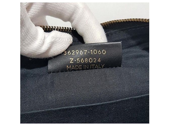 Balenciaga Clutch Classica Multi-Logo Nero - vista 9