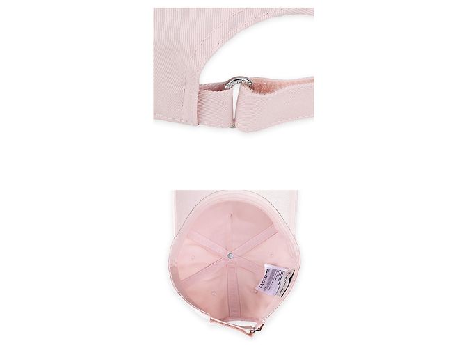 Moncler Baseball-Cap für Damen mit besticktem Logo (Pink) Weiß - Ansicht 5