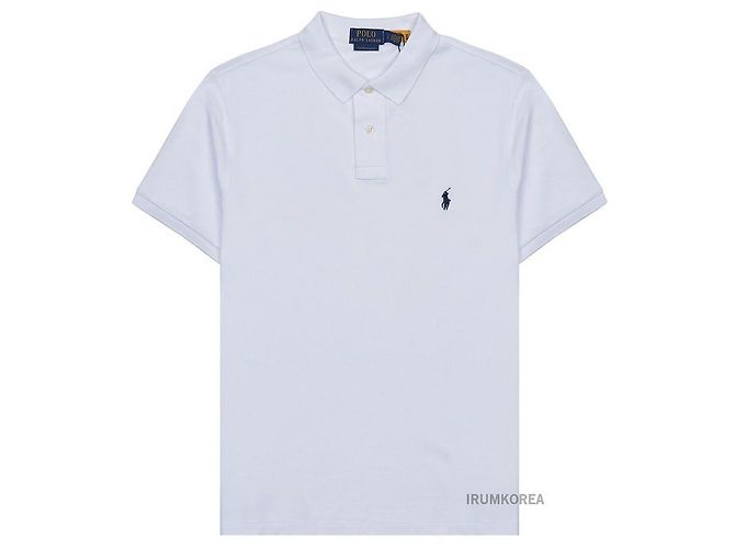 Ralph Lauren Herren Polo T-Shirt mit gesticktem Pony Weiß - Ansicht 10