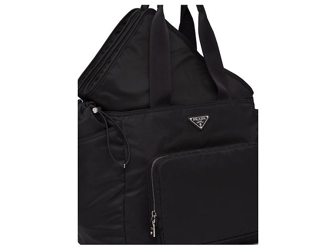 Prada Re-Nylon Wickeltasche Schwarz - Ansicht 3