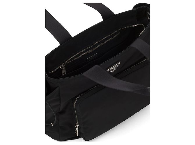 Prada Re-Nylon Wickeltasche Schwarz - Ansicht 4