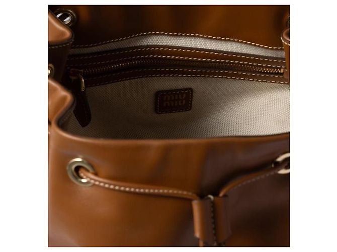 Miu Miu Leder-Rucksack Large Mehrfarben - Ansicht 5