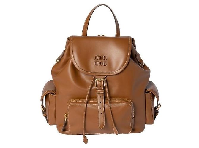 Miu Miu Leder-Rucksack Large Mehrfarben - Ansicht 7
