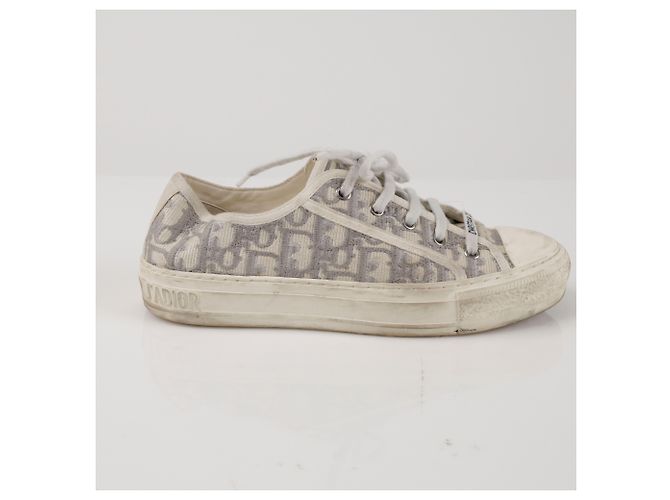 Dior Oblique Sneaker Damen Grau Braun - Ansicht 2