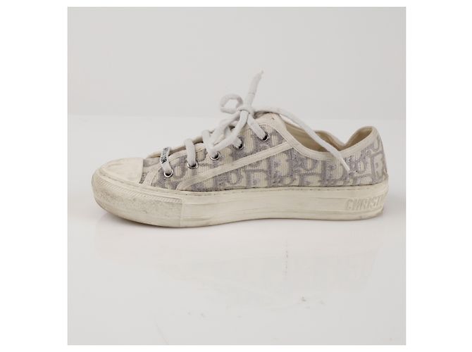 Dior Oblique Sneaker Damen Grau Braun - Ansicht 3