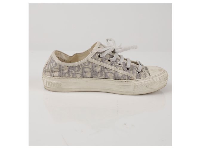 Dior Oblique Sneaker Damen Grau Braun - Ansicht 6