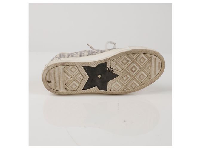 Dior Oblique Sneaker Damen Grau Braun - Ansicht 7