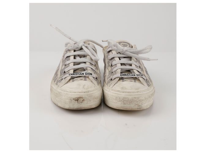 Dior Oblique Sneaker Damen Grau Braun - Ansicht 8