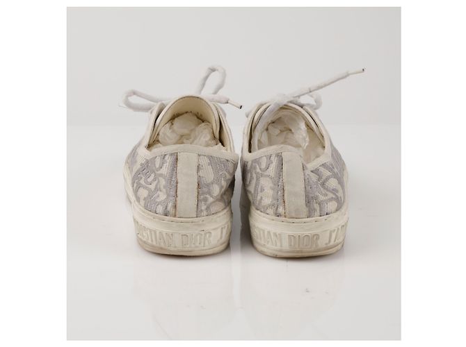 Dior Oblique Sneaker Damen Grau Braun - Ansicht 9