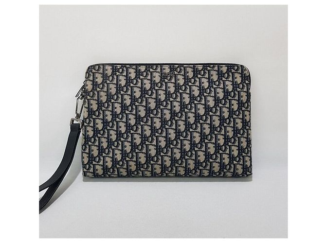 Dior Clutch Oblique Jacquard Strap Multicolore - vista 2