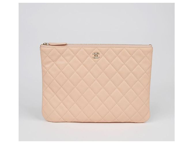 Chanel Clutch Caviar Classic New Medium Marrone - vista 2