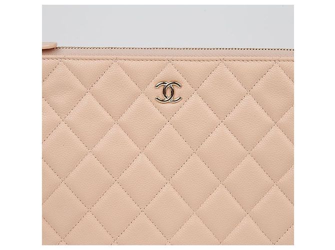 Chanel Clutch Caviar Classic New Medium Marrone - vista 3