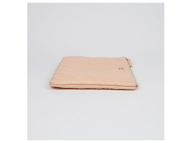 Chanel Clutch Caviar Classic New Medium Marrone - vista 5