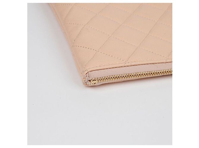 Chanel Clutch Caviar Classic New Medium Marrone - vista 8