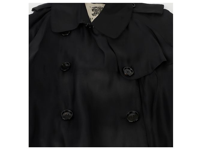 Burberry Trench Coat Größe Schwarz - Ansicht 4