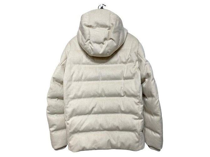 Loro Piana Cashmere e piumino d'oca avorio Argento - vista 2