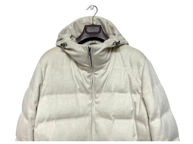 Loro Piana Cashmere e piumino d'oca avorio Argento - vista 5