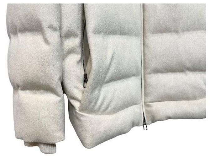 Loro Piana Cashmere e piumino d'oca avorio Argento - vista 8
