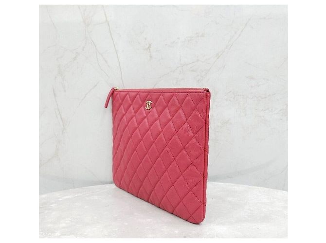 Chanel Clutch Classic Caviar Medium Series Rosa - vista 2