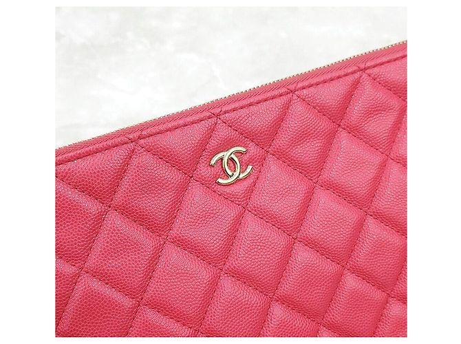 Chanel Clutch Classic Caviar Medium Series Rosa - vista 4