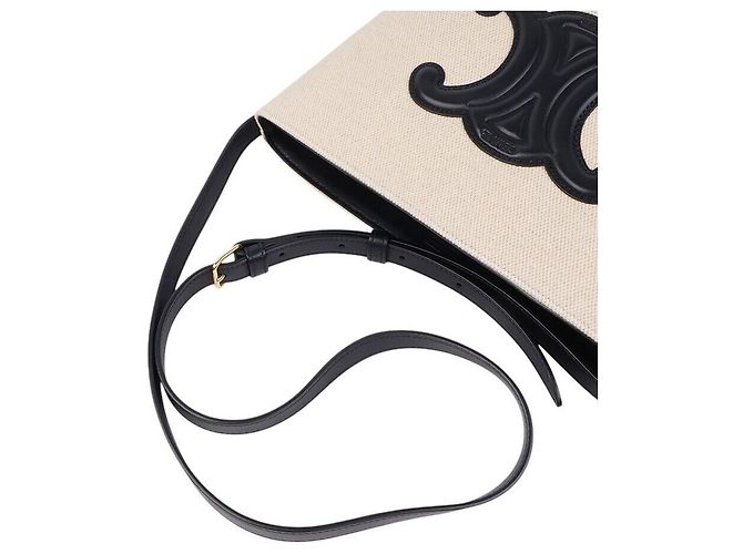 Céline Triomphe Bucket Bag Small Braun - Ansicht 3