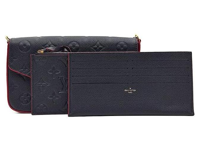 Louis Vuitton Empreinte Pochette Felicie Blu - vista 2