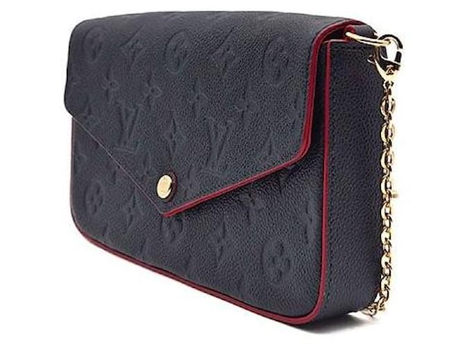 Louis Vuitton Empreinte Pochette Felicie Blu - vista 3