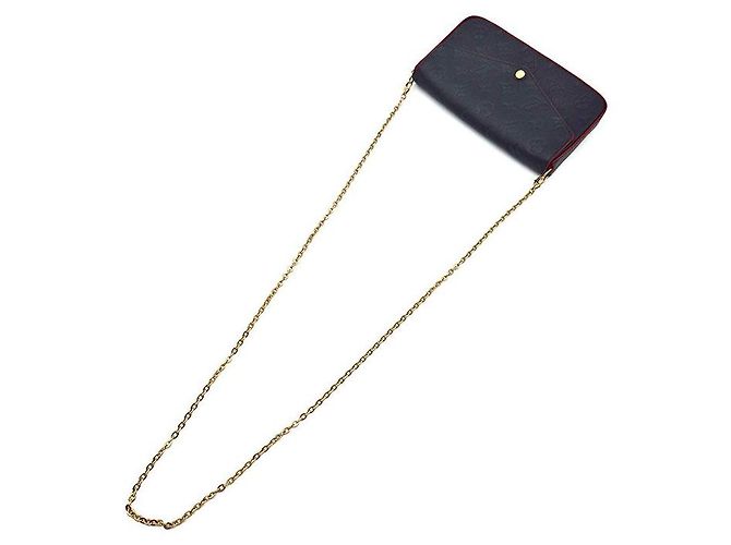 Louis Vuitton Empreinte Pochette Felicie Blu - vista 5