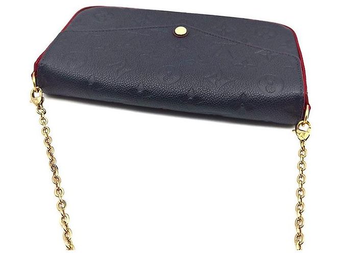 Louis Vuitton Empreinte Pochette Felicie Blu - vista 7