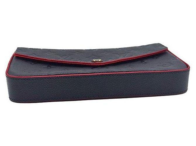 Louis Vuitton Empreinte Pochette Felicie Blu - vista 8