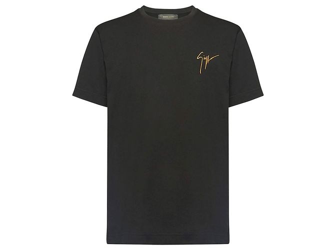 Giuseppe Zanotti T-Shirt mit besticktem Logo Schwarz - Ansicht 6