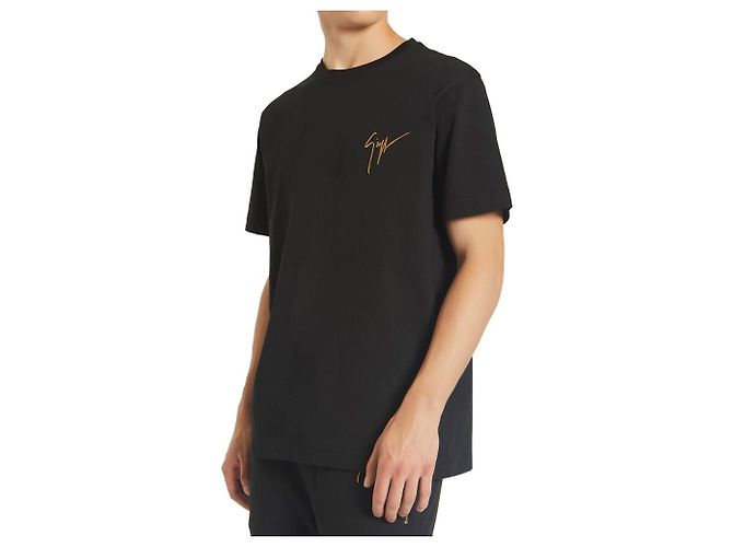 Giuseppe Zanotti T-Shirt mit besticktem Logo Schwarz - Ansicht 9