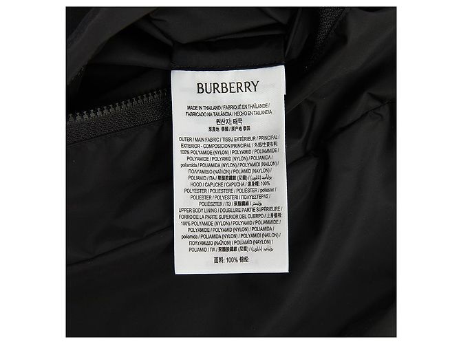 Burberry Giacca leggera in nylon con zip da donna Nero - vista 11