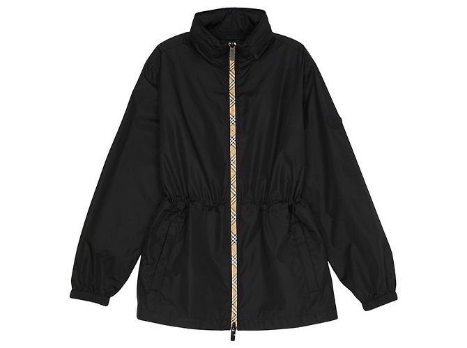 Burberry Giacca leggera in nylon con zip da donna Nero - vista 2