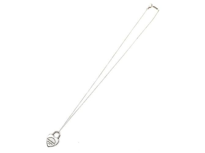 Tiffany & Co Collana con pendente Return to Heart Lock Argento - vista 4