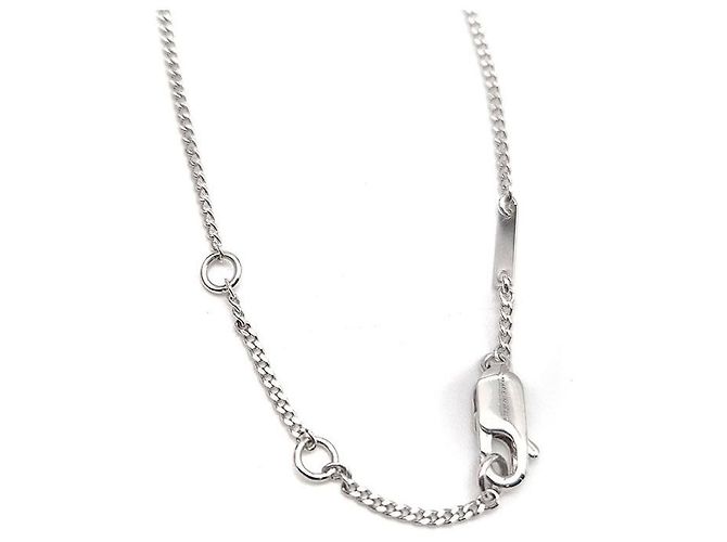 Céline Triomphe Strass-Halskette Weiß - Ansicht 7