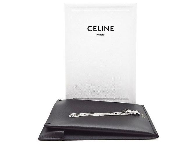 Céline Triomphe Strass-Halskette Weiß - Ansicht 9