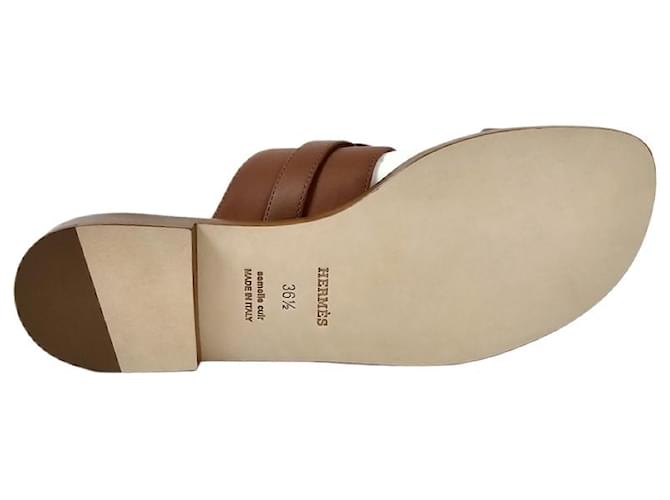 Hermès Sandali e ciabatte da donna Oro D'oro - vista 16