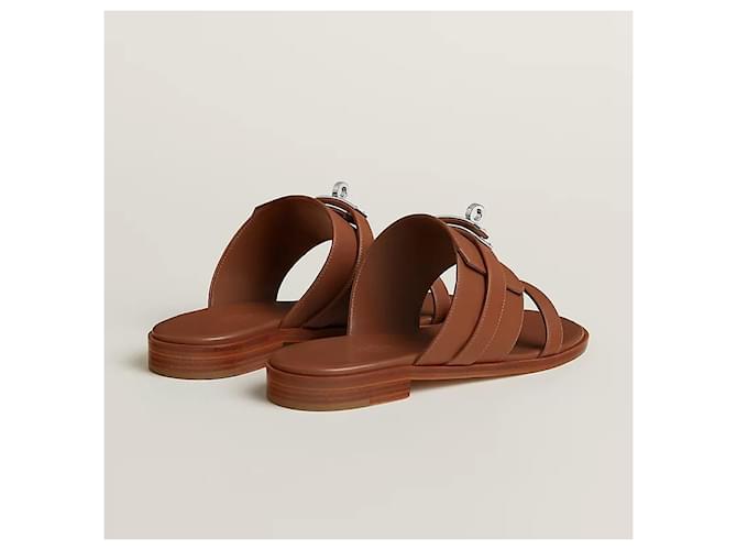Hermès Sandali e ciabatte da donna Oro D'oro - vista 5