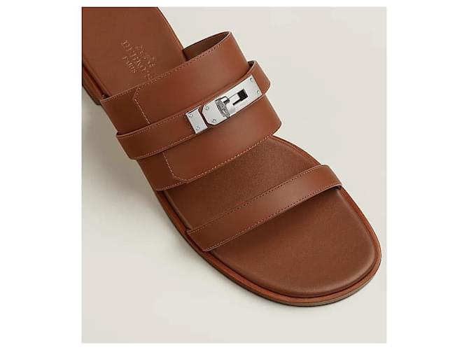 Hermès Sandali e ciabatte da donna Oro D'oro - vista 6