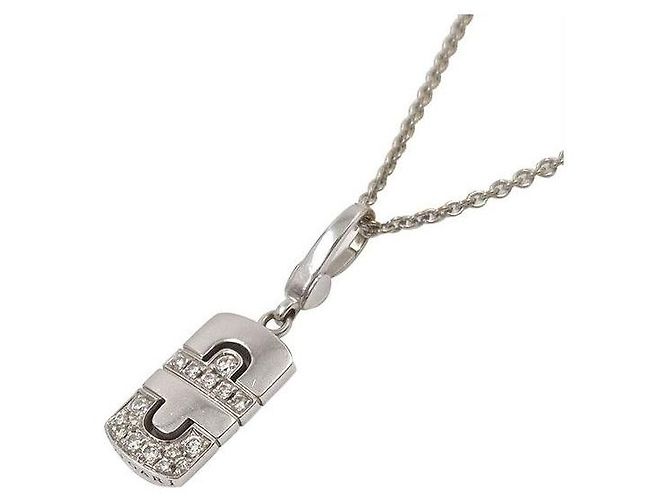 Bulgari Collana Parenthesis in diamanti Bianco - vista 4