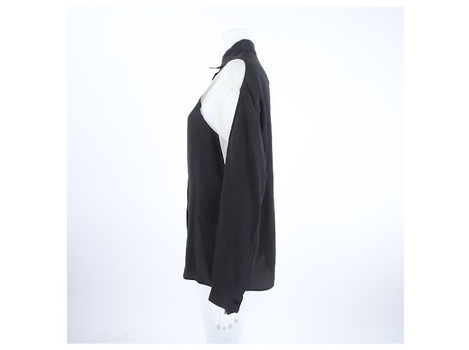 Stella Mc Cartney Seidenbluse Schwarz - Ansicht 2