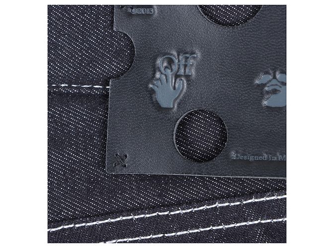 Off White Jeanshose Schwarz - Ansicht 4