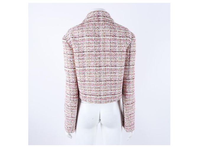 Valentino Tweed Crop Jacke Mehrfarben - Ansicht 3