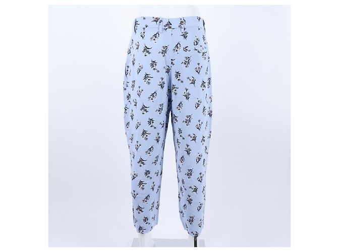 Pantalones Prada Azul Cielo de Rayón - vista 3