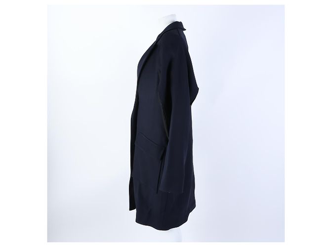 Giacca lunga Balenciaga Blu - vista 2