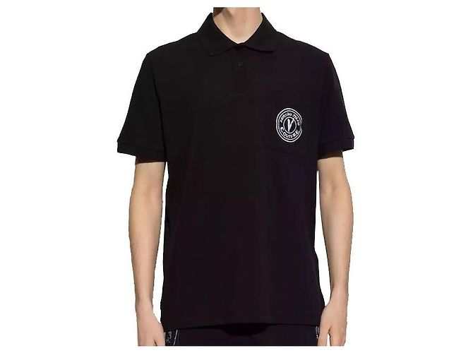Versace Denim Kragen Kurzarm Fit Mehrfarben - Ansicht 8