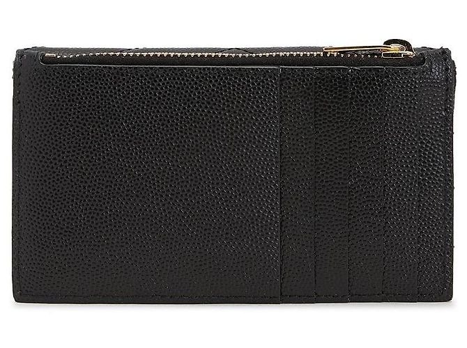 Saint Laurent Tarjetero para mujer Cassandra Matelassé Fragmant Negro - vista 3