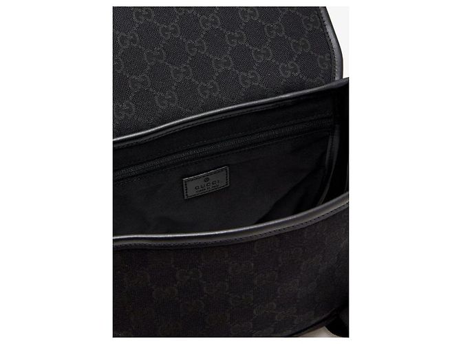 Gucci Picca borsa a tracolla in tela Nero - vista 7