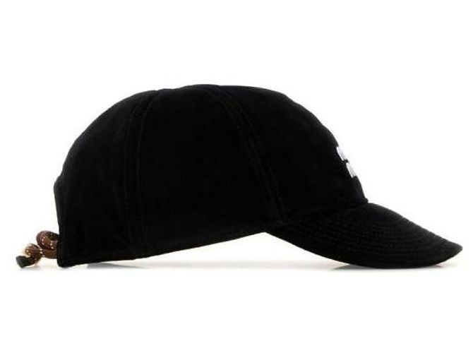 Miu Miu Cappellino da baseball in velluto Nero - vista 5